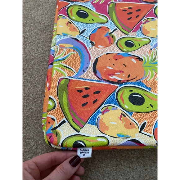 15" Tech Sleeve Zippered Laptop Case Fruit Print - Target Tabitha Brown NWT - Picture 11 of 12